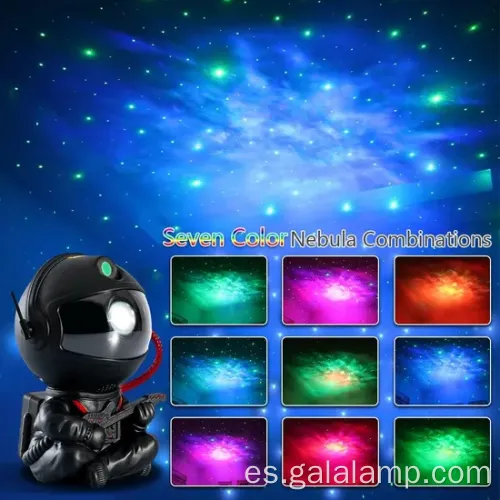 Proyector Galaxy Lamp con luz nocturna de astronautas